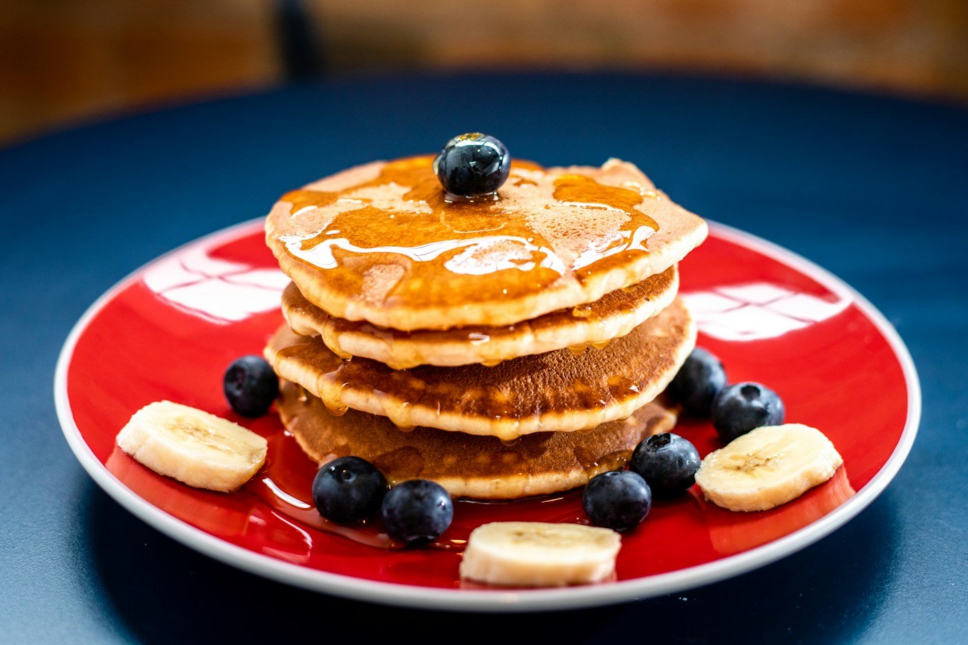 Maple Banana Camp Pancakes